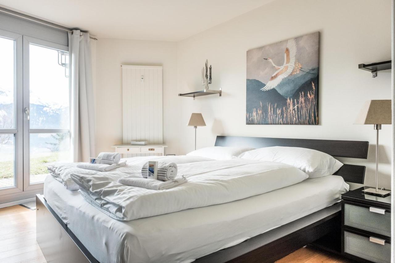 Apartment Alpenrose 2.5 Mit Mitbenutzung Spa & Wellness - Griwa Rent Ag Беатенберґ Екстер'єр фото