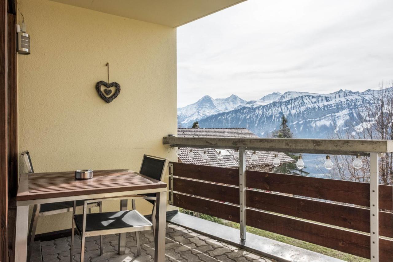 Apartment Alpenrose 2.5 Mit Mitbenutzung Spa & Wellness - Griwa Rent Ag Беатенберґ Екстер'єр фото